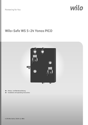 Wilo Wilo-Safe WS 5-24 Yonos PICO Installation And Operating Instructions Manual