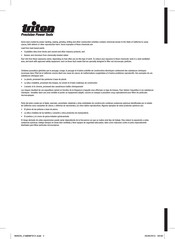 Triton T20ID Operating And Safety Instructions Manual