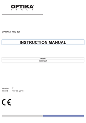 OPTIKA OPTIKAM PRO 5LT 4083.12LT Instruction Manual