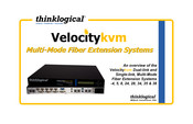 Thinklogical VelocityKVM-4 Quick Start Manual