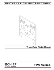 CHIEF TPS Series Installation Instructions Manual