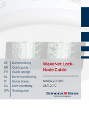 Simons Voss Technologies WaveNet Lock-Node Cable Quick Manual