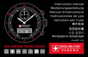 Swiss Military Hanowa ISA SWISS 9516/3030 Instruction Manual