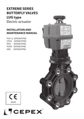 Cepex EXTREME PVDF Series Installation And Maintenance Manual