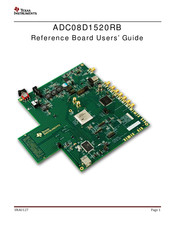 Texas Instruments ADC08D1520RB User Manual