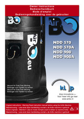 KLOP INNOVATIONS Numatic Micro-Flo NDD 900 Owner's Instructions Manual