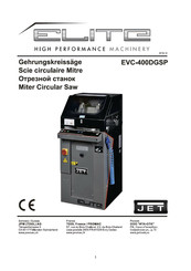JET Elite EVC-400DGSP Manual