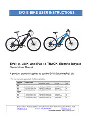 EVX e-LINK Series User Instructions