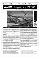 REVELL Torpedo Boat PT 167 Assembly Manual
