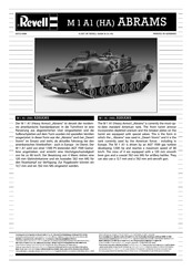 REVELL M 1 A1 (HA) ABRAMS Assembly Manual