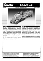 REVELL Sd.Kfz. 7/2 Assembly Manual