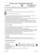 Velleman VDL215EQ Manual