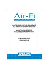 OMAS Air-Fi AFT77 DUAL Installer And User Instruction Manual