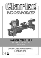 Clarke WOODWORKER CWL325V Operation & Maintenance Instructions Manual