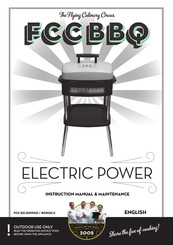 The Flying Culinary Circus FCCBBQ Instructions, Manual, Maintenance
