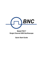 BNC P4017 Quick Start Manual