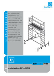 zarges 53795 Assembly Instructions Manual