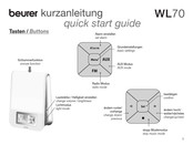Beurer WL 70 Quick Start Manual