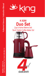 KING K 8288 Duo Set Manual