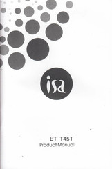 ISA T45T User Manual