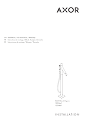 Axor Starck Organic Series Installation/User Instructions/Warranty