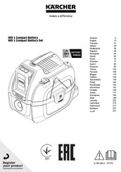Kärcher WD 1 Compact Battery Manual