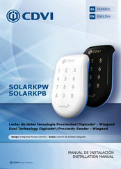 CDVI SOLARKPB Installation Manual