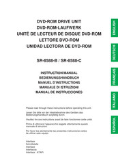 Panasonic SR-8588-C Instruction Manual