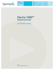 Harmonic Electra 1000 Installation Manual