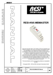 Resi RESI-KNX-MBMASTER Manual