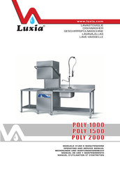 Luxia Poly 1000 Operating And Service Manual