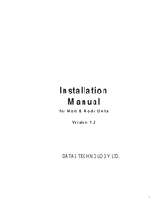 Datas Technology Host IMS-4000 Installation Manual