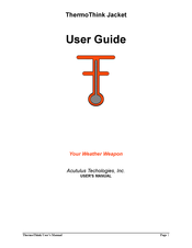 Acutulus Techologies ThermoThink User Manual