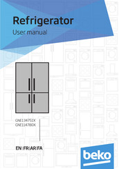 Beko GNE114780X User Manual