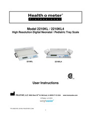 Health O Meter 2210KL User Instructions