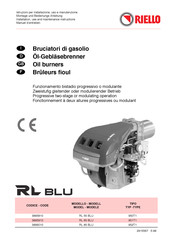 Riello Burners RL 85 BLU Installation, Use And Maintenance Instructions