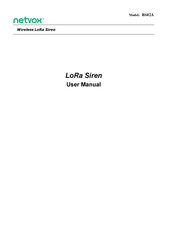 netvox LoRa R602A User Manual