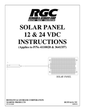 RGC 4110020 Instructions Manual