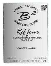 B2 Ref Four Owner's Manual