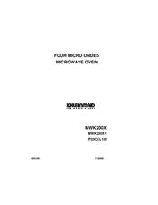 Kleenmaid MWK200X Technical Instructions