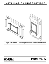 CHIEF PSMH2465 Installation Instructions Manual