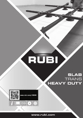 Rubi Slab Trans Heavy Duty Instructions Manual