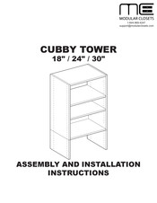 Modular Closets Cubby Tower 18