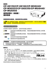 Hitachi CP-X8150 User Manual