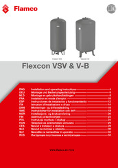 Flamco Flexcon V-B Installation And Operating Instructions Manual