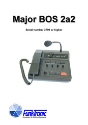 FunkTronic Major BOS 2a2 Manual