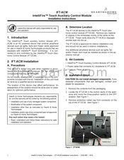 Hearth & Home IntelliFire IFT-ACM Installation Instructions Manual