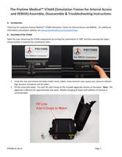 Prytime Medical STAAR Assemble, Disassemble & Troubleshooting Instructions