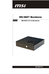 MSI MS-9A07 Instruction Manual
