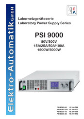 Electro-Automatik PSI 9300-25 Manual